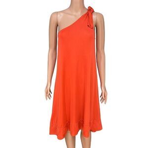 DIANE VON FURSTENBERG Silk blend Knee-Length one shoulder Dress size 6
